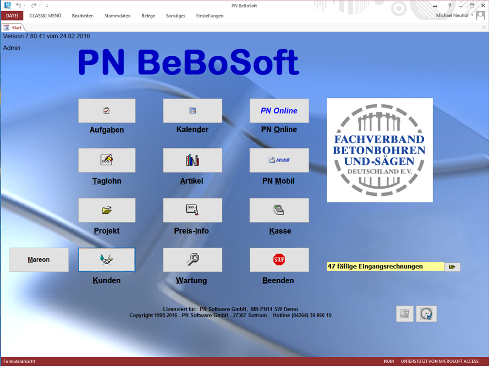 PN BeBoSoft Startseite